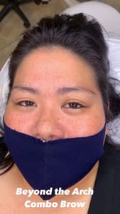 Eyebrow Tattoo result by Beyond The Arch Permanent Cosmetics & Academy in Killeen, TX