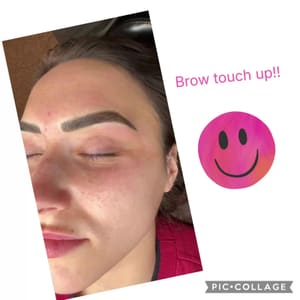 Eyebrow Tattoo result by BeYOUtiful Brows Microblading, PMU Eyeliner, LIP Blushing, Lash tint & curl by Hope in New Castle, PA