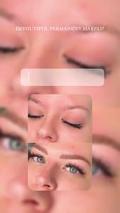 Eyebrow Tattoo result by Beyoutiful Permanent Makeup in Tea, SD