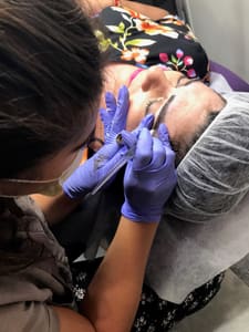 Eyebrow Tattoo result by Bina's Beauty Bar in Las Vegas, NV