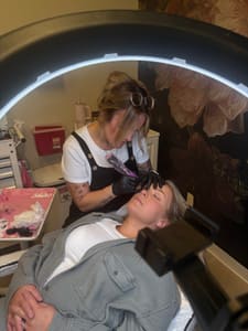 Eyebrow Tattoo result by Birdie’s Brow Studio in Seymour, IN