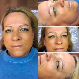 Eyebrow Tattoo result by Birdie’s Brow Studio in Seymour, IN