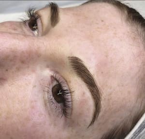 Eyebrow Tattoo result by Birds Of Prey Prey Artistry & Aesthetics in Philadelphia, PA