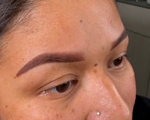 Eyebrow Tattoo result by BISA Cosmetic Tattoo Studio in Plano, TX