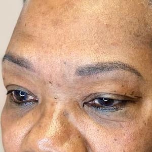 Eyebrow Tattoo result by Bitty Beauty Studio in Birmingham, AL