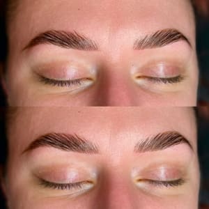 Eyebrow Tattoo result by Bitty Beauty Studio in Birmingham, AL