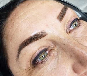 Eyebrow Tattoo result by Black Heart Ink and Aesthetics in Myrtle Beach, SC