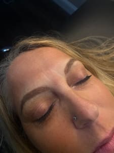 Eyebrow Tattoo result by Black Monarch Beauty Co LLC in Berlin, WI
