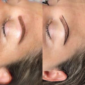 Eyebrow Tattoo result by Black Swan Beauty Tampa in Temple Terrace, FL