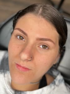 Eyebrow Tattoo result by Black Veil Artistry in Nederland, TX