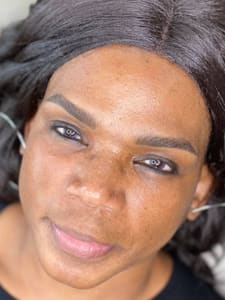 Eyebrow Tattoo result by Black Veil Artistry in Nederland, TX