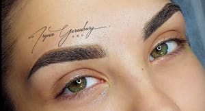 Eyebrow Tattoo result by Black & White SMP By Dy in Bethesda, MD