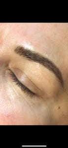 Eyebrow Tattoo result by Blackbird Harmony Spa in Franklin, TN
