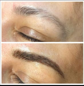 Eyebrow Tattoo result by Blackbird Harmony Spa in Franklin, TN