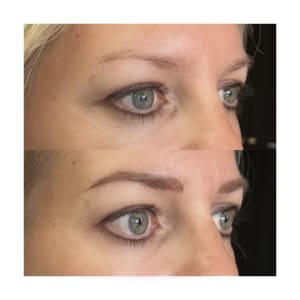 Eyebrow Tattoo result by Blackbird Harmony Spa in Franklin, TN