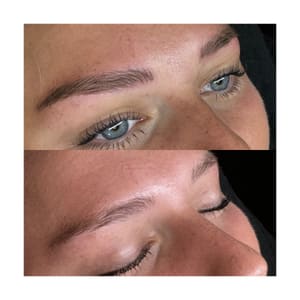 Eyebrow Tattoo result by Blackbird Harmony Spa in Franklin, TN