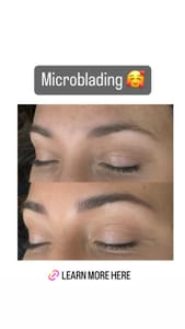 Eyebrow Tattoo result by Blackbird Harmony Spa in Franklin, TN