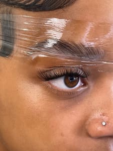 Eyebrow Tattoo result by Blackshere Beauty in Brooklyn, NY