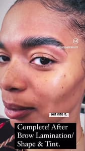 Eyebrow Tattoo result by Blackshere Beauty in Brooklyn, NY