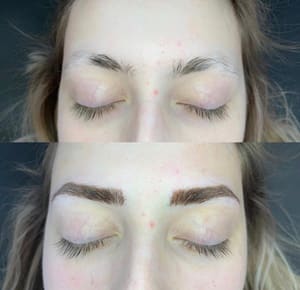 Eyebrow Tattoo result by Blade and Feather in Lansing, MI