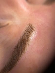 Eyebrow Tattoo result by Blade and Feather in Lansing, MI