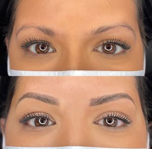 Eyebrow Tattoo result by Blade and Feather in Lansing, MI