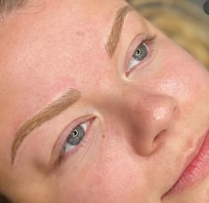 Eyebrow Tattoo result by Blade and Shade By Kim Mihalap in Virginia Beach, VA