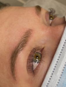 Eyebrow Tattoo result by Blade and Shade By Kim Mihalap in Virginia Beach, VA