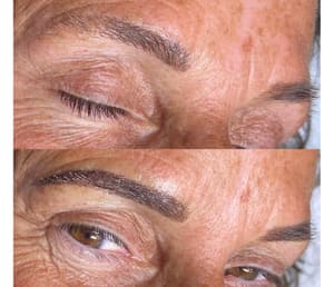 Eyebrow Tattoo result by Blade and Shade Customized Brows in Warren, OH