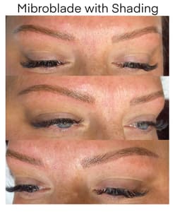 Eyebrow Tattoo result by Blade and Shade Customized Brows in Warren, OH