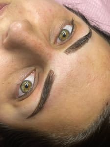 Eyebrow Tattoo result by Blade & Beauty Bar in Kalamazoo, MI