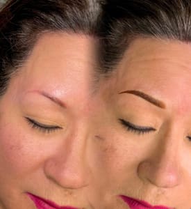 Eyebrow Tattoo result by Blade & Shade Permanent Cosmetics in Puyallup, WA