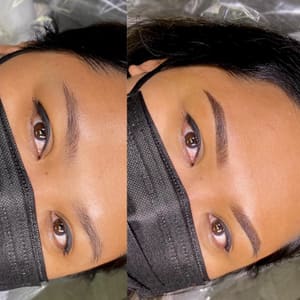 Eyebrow Tattoo result by Blade & Shade Permanent Cosmetics in Puyallup, WA