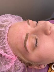 Eyebrow Tattoo result by Blade To Beauty in Delmar, MD