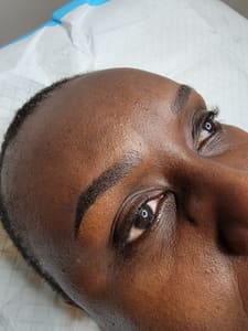 Eyebrow Tattoo result by Bladed Beauties LLC in Hyattsville, MD