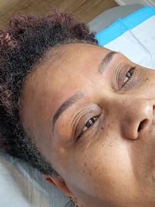 Eyebrow Tattoo result by Bladed Beauties LLC in Hyattsville, MD