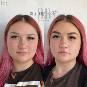 Eyebrow Tattoo result by Bladed Beauty in Houston, TX