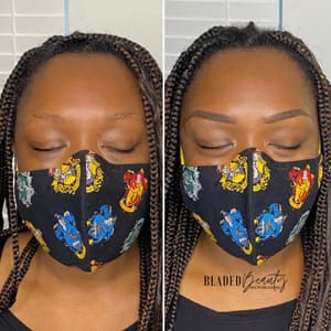 Eyebrow Tattoo result by Bladed Beauty in Houston, TX