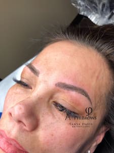 Eyebrow Tattoo result by Bladed Beauty in Houston, TX