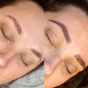 Eyebrow Tattoo result by Bladed Beauty in Rochester, NY