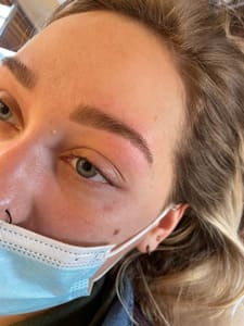Eyebrow Tattoo result by Bladed Brows By Jesse in Meridian, ID