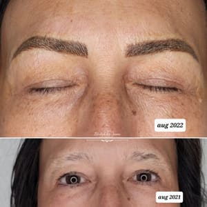Eyebrow Tattoo result by Bladed by Janine in Sacramento, CA