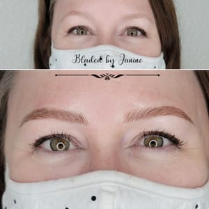 Eyebrow Tattoo result by Bladed by Janine in Sacramento, CA