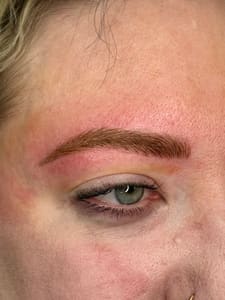 Eyebrow Tattoo result by Bladed by Ray in Sayville, NY