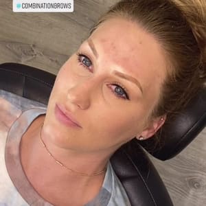 Eyebrow Tattoo result by Blades & Bevels in Harrisonburg, VA