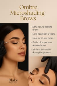 Eyebrow Tattoo result by Blaké Aesthetics in Macomb, MI
