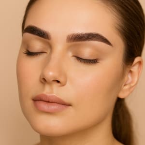 Eyebrow Tattoo result by Blaké Aesthetics in Macomb, MI