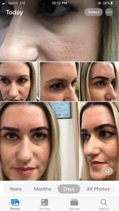 Eyebrow Tattoo result by Blanca’s maquillajes permanentes in Oxnard, CA