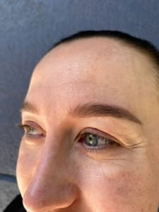 Eyebrow Tattoo result by Bless Beauty Art in Arlington, WA