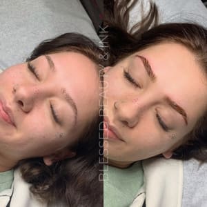 Eyebrow Tattoo result by Blessed Beauty & Ink in Avon Lake, OH